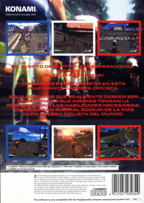 Tour De France - Dos