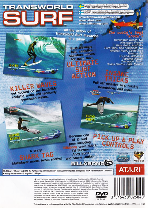 TransWorld Surf - Dos