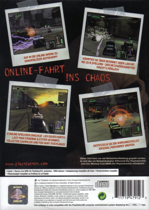 Twisted Metal : Black Online - Dos