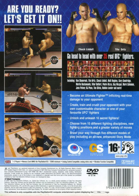 UFC : Sudden Impact - Dos