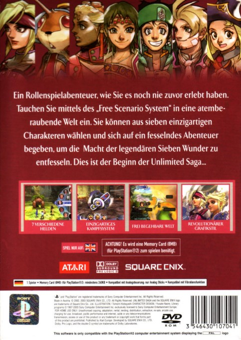 Unlimited Saga - Dos