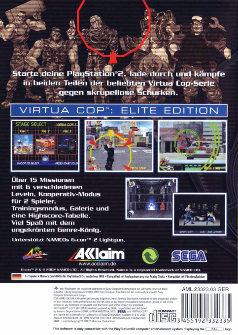 Virtua Cop : Elite Edition - Dos