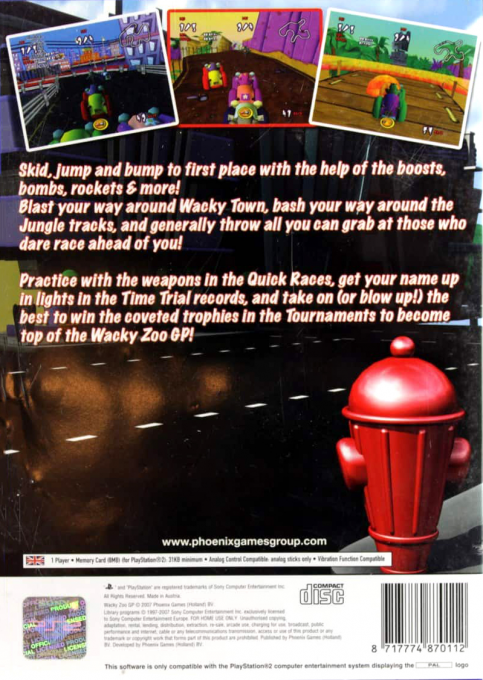 Wacky Zoo Gp - Dos