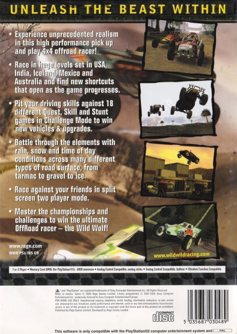 Wild Wild Racing - Dos