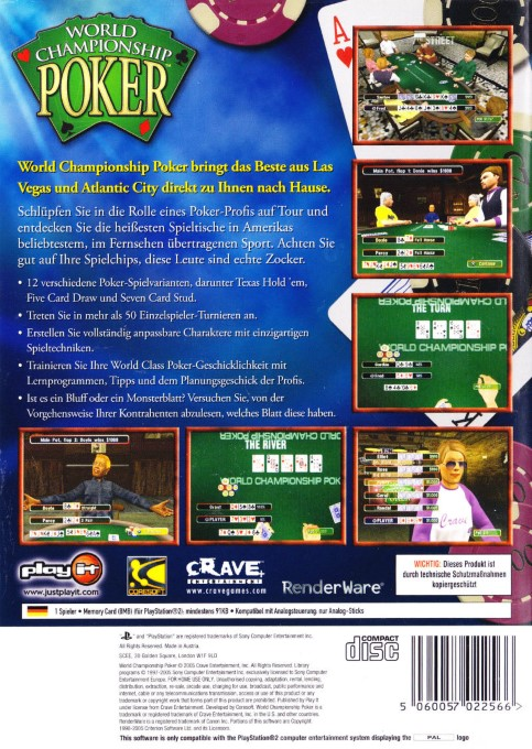 World Championship Poker - Dos