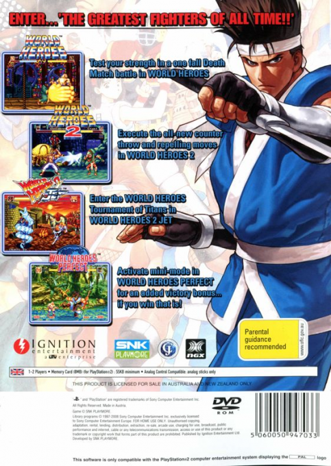 World Heroes Anthology - Dos