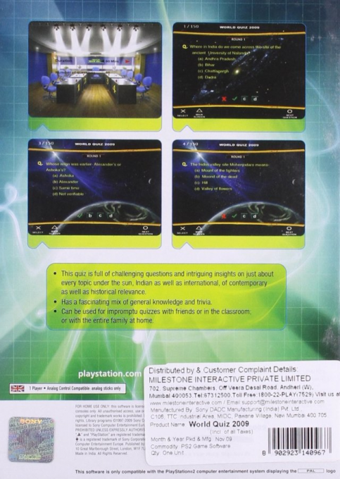World Quiz 2009 - Dos