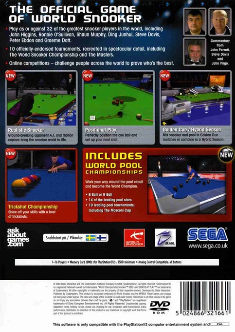 World Snooker Championship 2007 dos