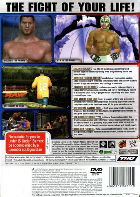 WWE SmackDown! vs. Raw 2006 dos