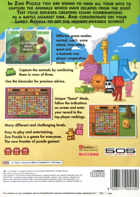 Zoo Puzzle - Dos