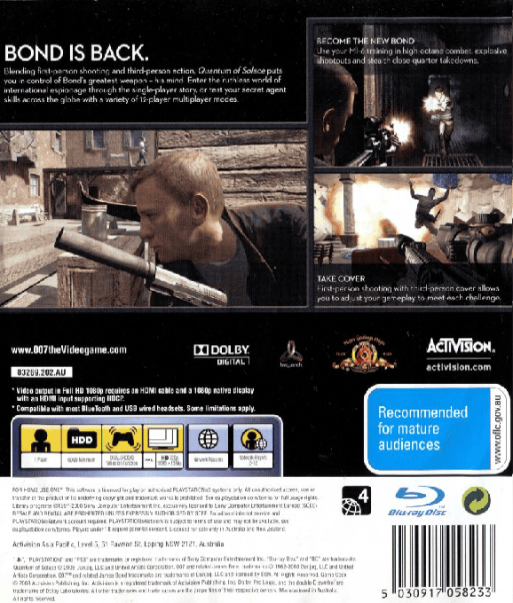 007 : Quantum of Solace - Dos