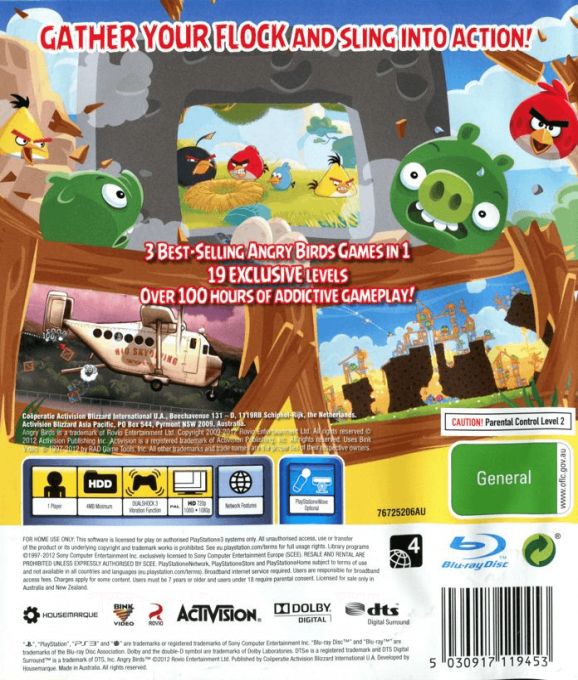 Angry Birds Trilogy - Dos