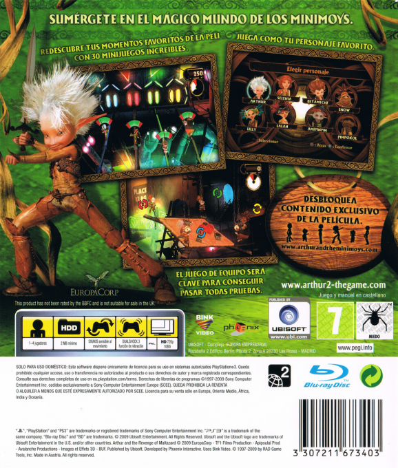 Arthur and the Revenge of Maltazard - Dos