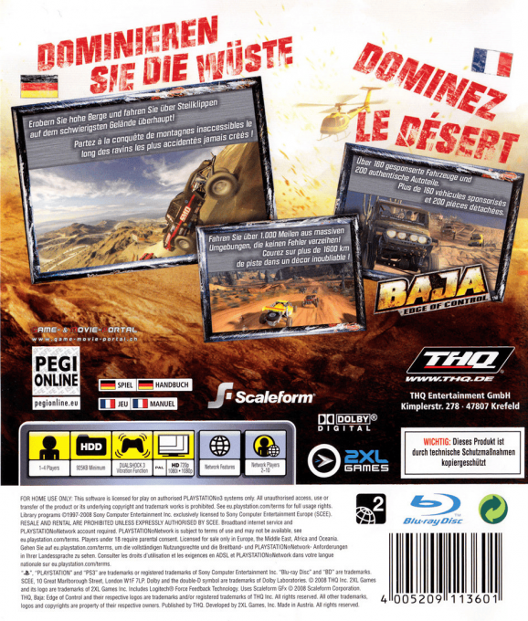 Baja : Edge of Control - Dos