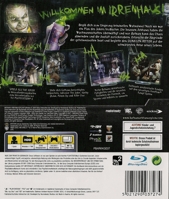 Batman Arkham Asylum - Dos