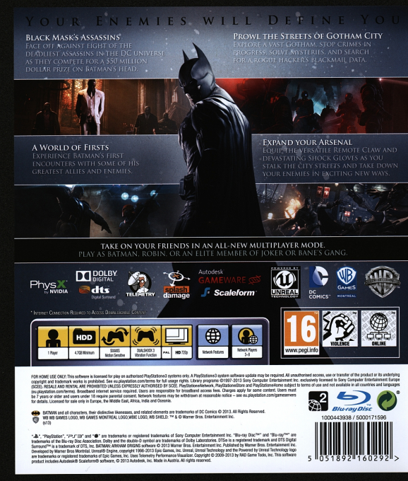 Batman: Arkham Origins - Dos
