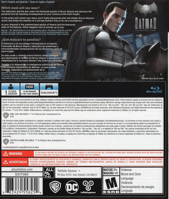 Batman - The Telltale Series - Dos