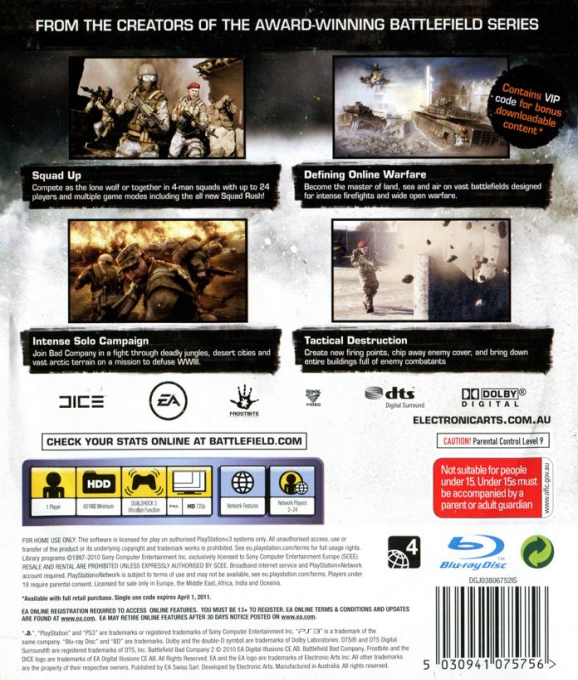 Battlefield : Bad Company - Dos
