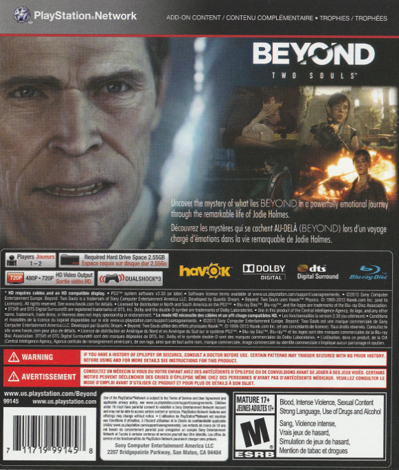 Beyond : Two Souls - Dos