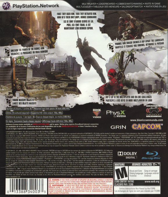 Bionic Commando - Dos