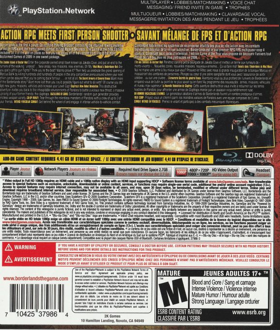 Borderlands 2 Game of the Year Edition dos