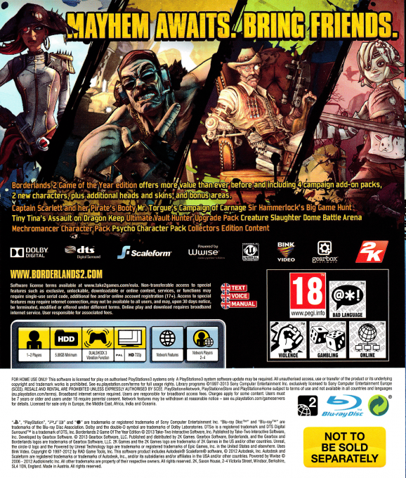 Borderlands - Game of the Year Edition - Dos