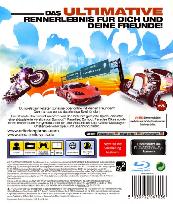 Burnout Paradise The Ultimate Box dos
