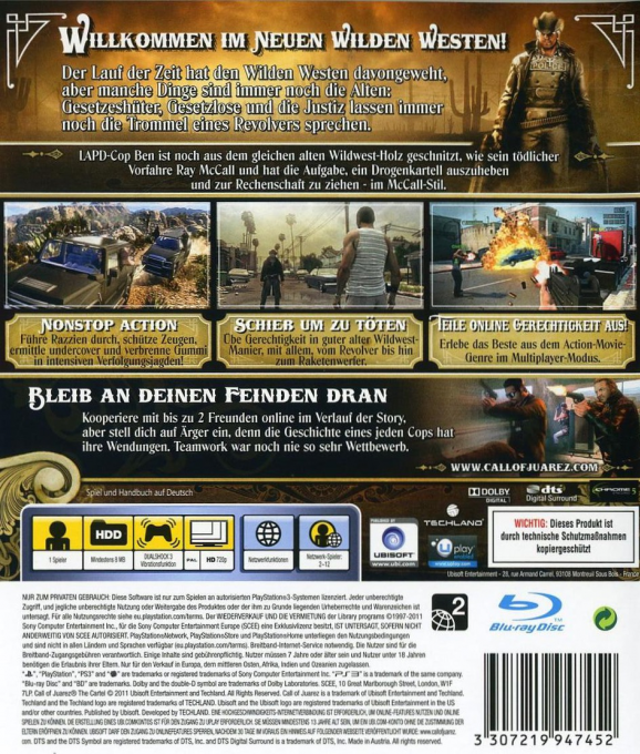 Call of Juarez : The Cartel dos