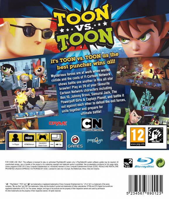 Cartoon Network : Punch Time Explosion XL dos