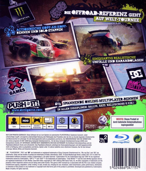 Colin McRae : DiRT dos