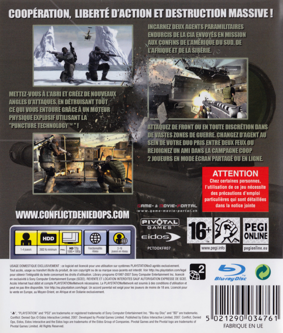 Conflict : Denied Ops dos