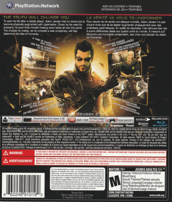 Deus Ex : Human Revolution - Dos