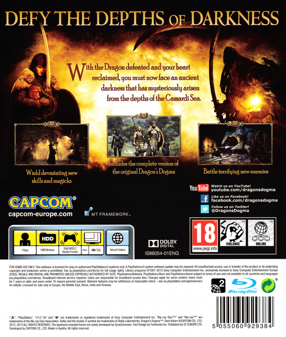 Dragon's Dogma : Dark Arisen dos