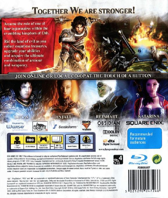 Dungeon Siege III dos