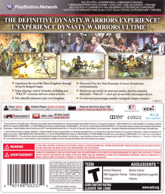 Dynasty Warriors 6 dos