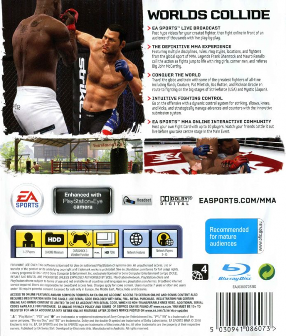 EA Sports MMA dos