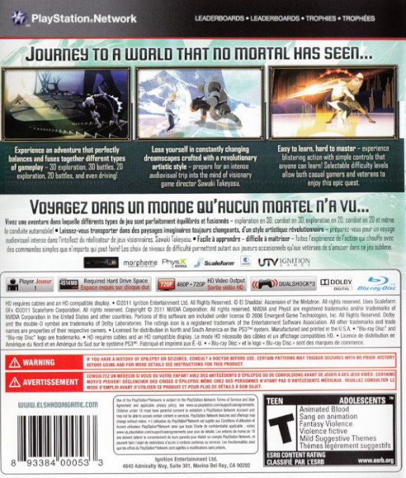 El Shaddai : Ascension of the Metatron dos