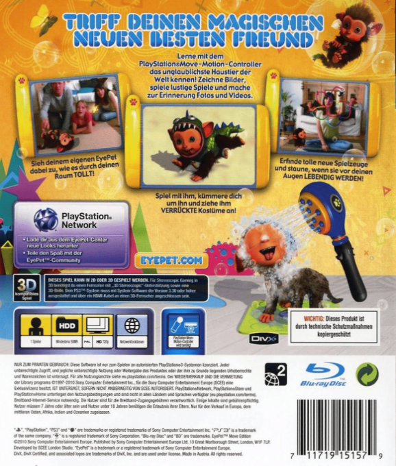 Eyepet Move Edition - Dos