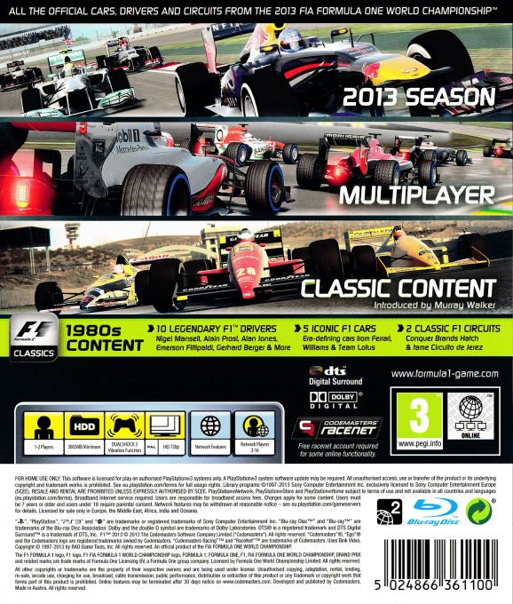 F1 2013 - Dos