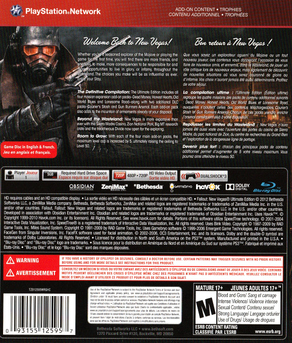 Fallout : New Vegas - Ultimate Edition - Dos