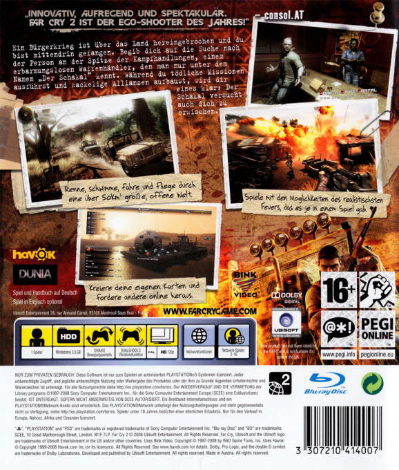 Far Cry 2 - Dos