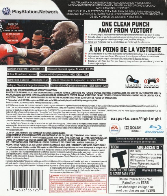 Jaquette arrière