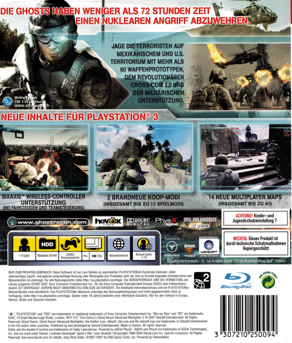 Ghost Recon Advanced Warfighter 2 - Dos