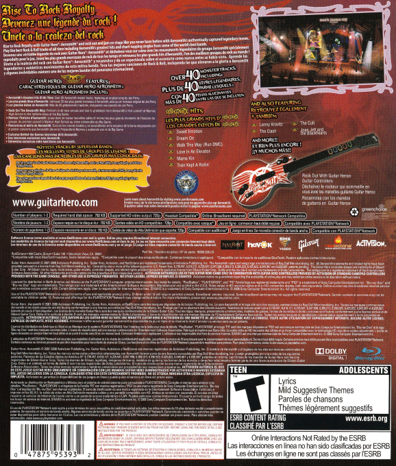 Guitar Hero : Aerosmith - Dos