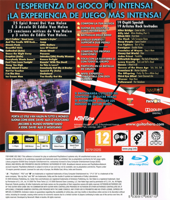 Guitar Hero : Van Halen - Dos