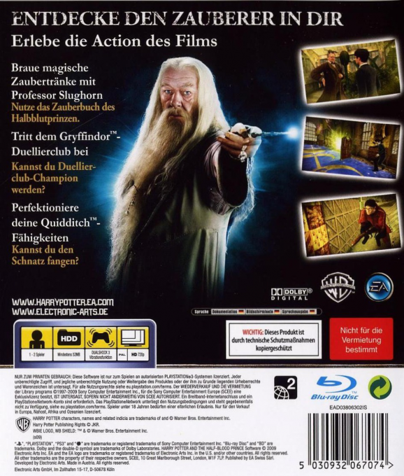 Harry Potter Et Le Prince De Sang-mêlé - Dos