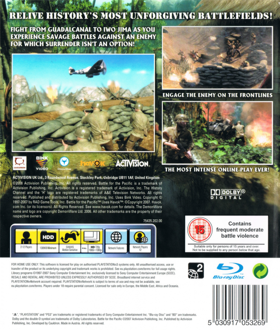 History Channel : Battle for the Pacific - Dos