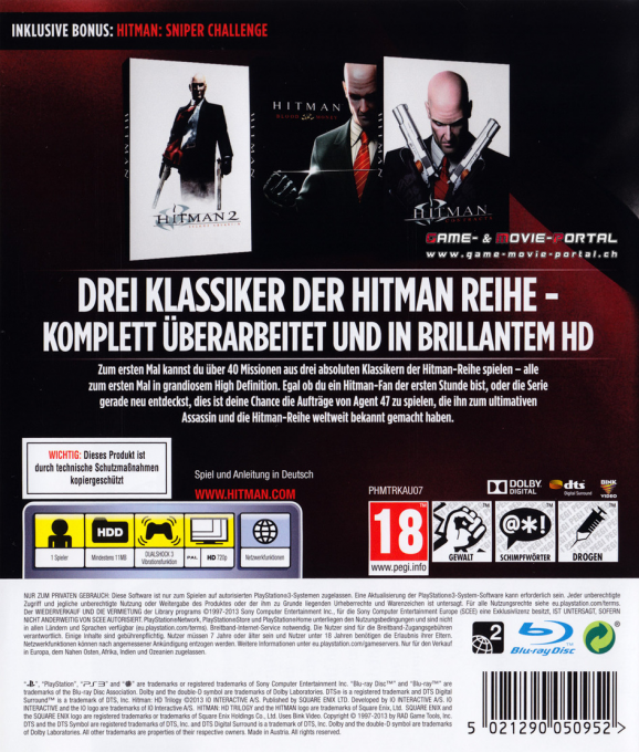 Hitman : HD Trilogy - Dos