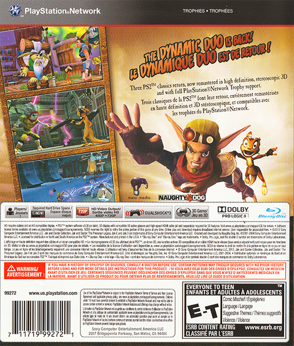 Jak and Daxter Collection dos