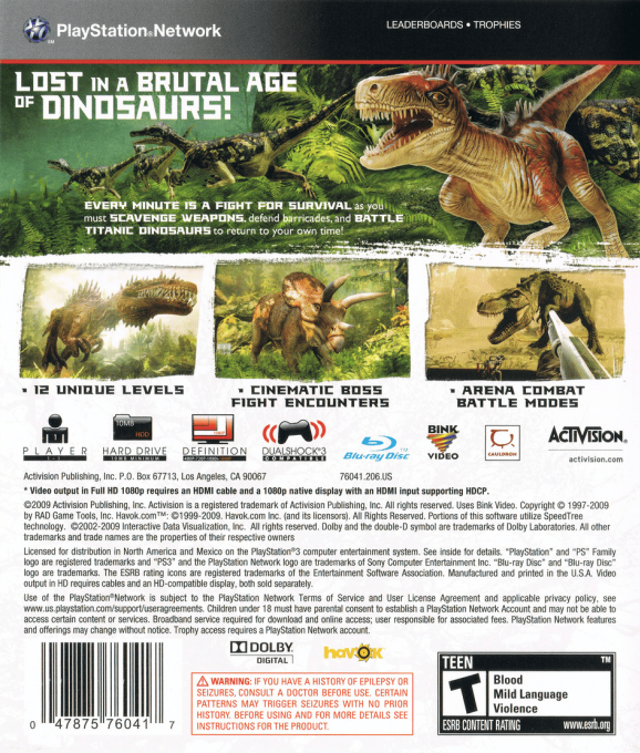 Jurassic : The Hunted dos